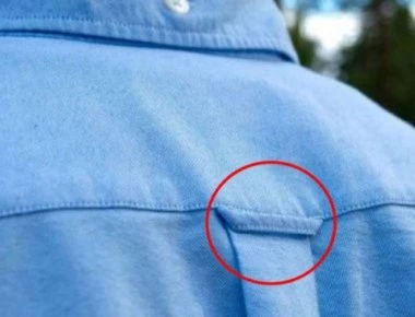 Σε τι χρησιμεύει η θηλιά στο πίσω μέρος του πουκαμίσου;